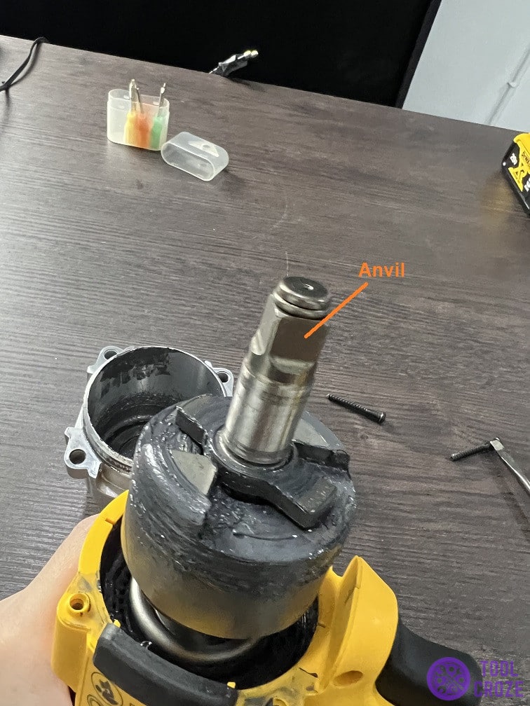 dewalt impact wrench anvil mechanism