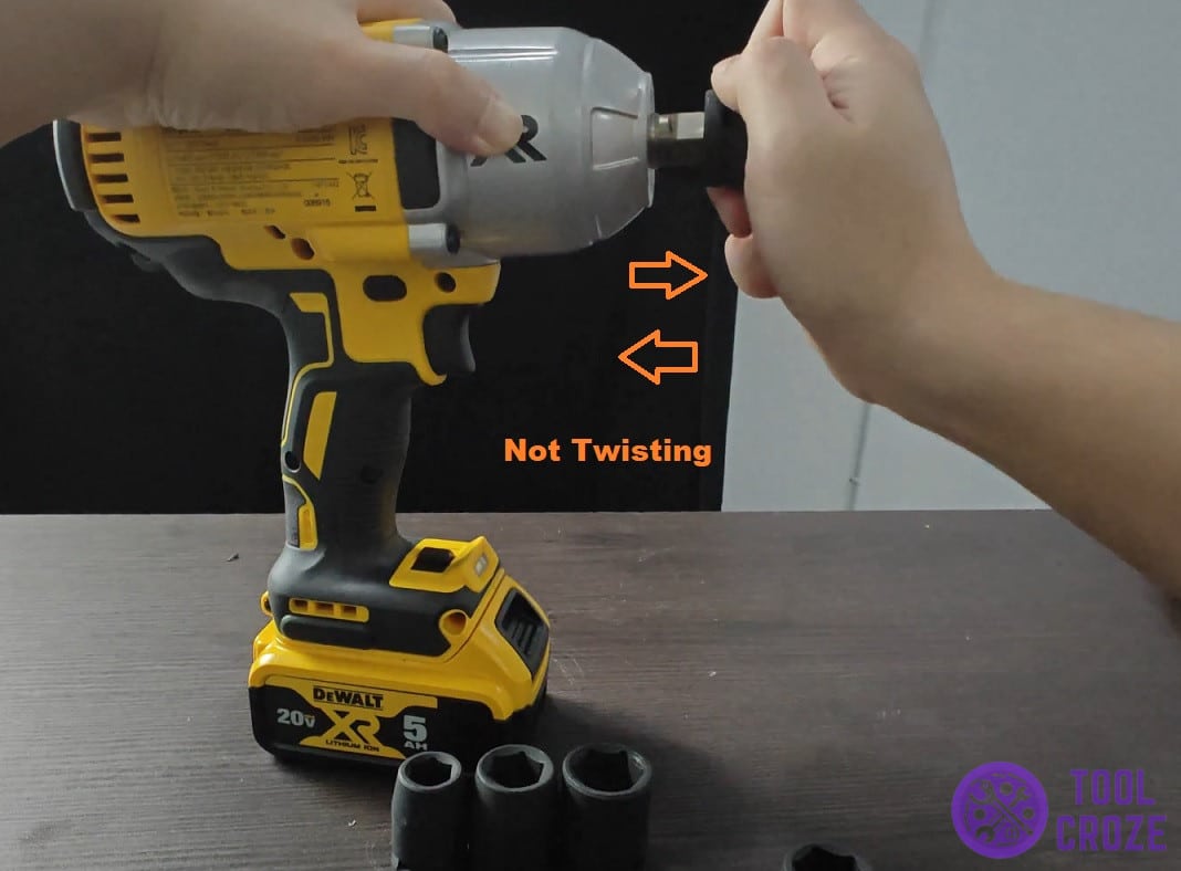 impact wrench detact attach socket technique not twisting