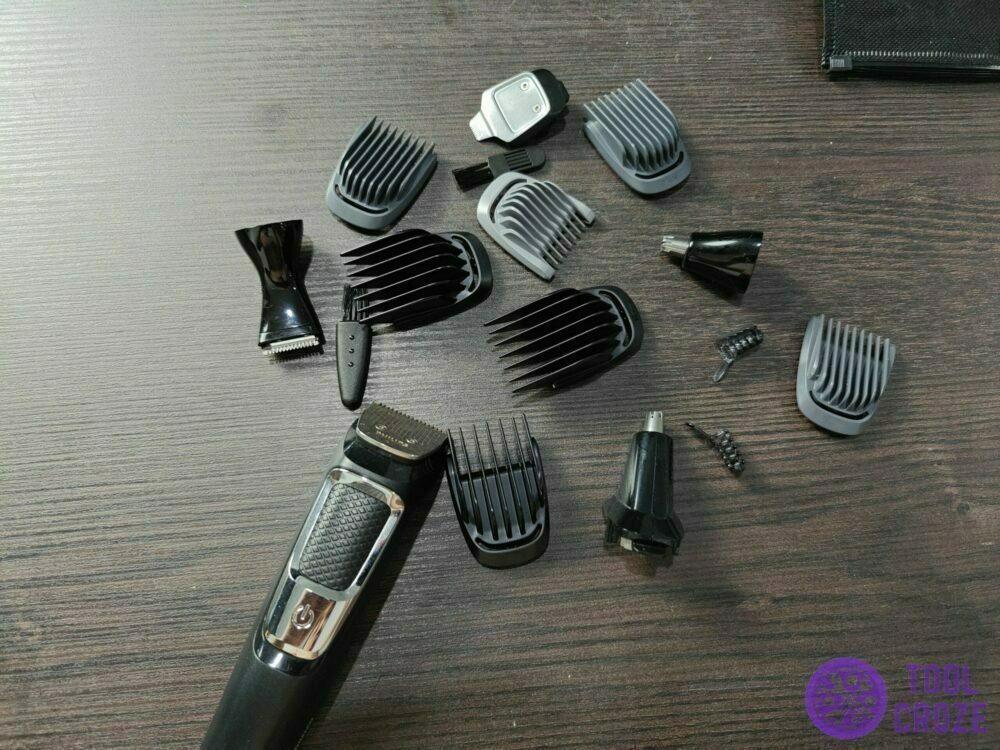 philips trimmer with attachments