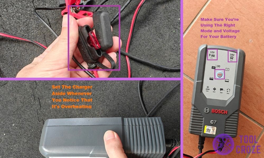 Bosch C7 Car Charger troubleshooting