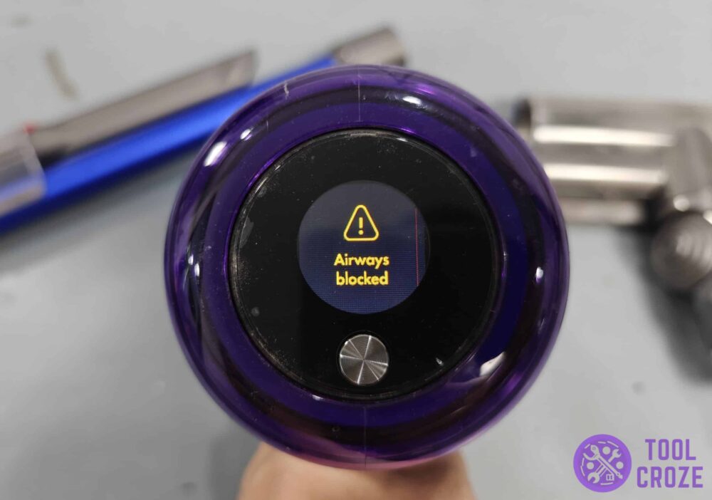 airway blocked error message dyson