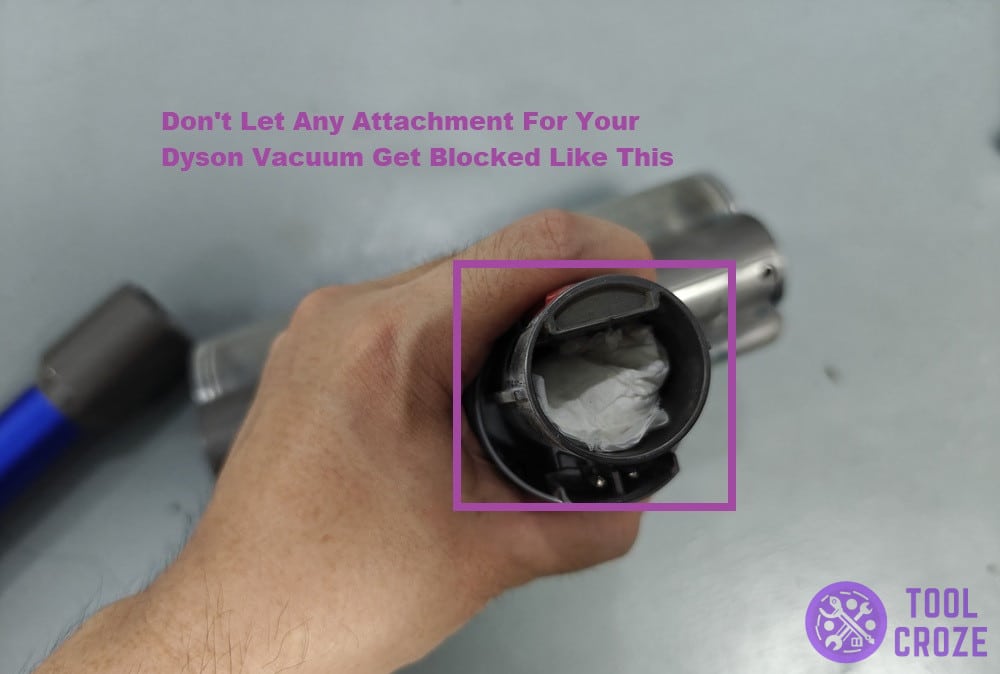 blocked dyson attachment piece