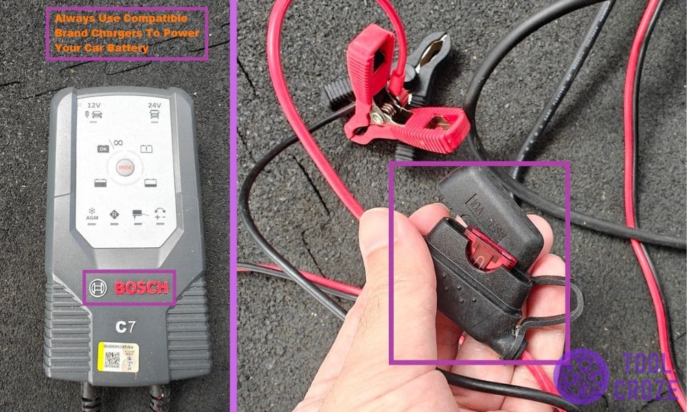 car battery not charging with charger