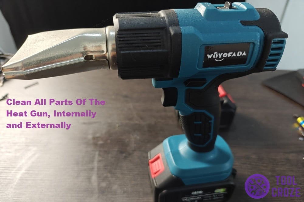 clean the heat gun well
