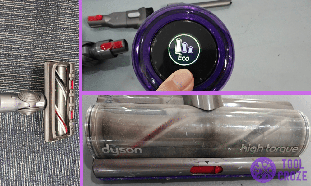 dyson vacuum not spinning and picking up on carpet