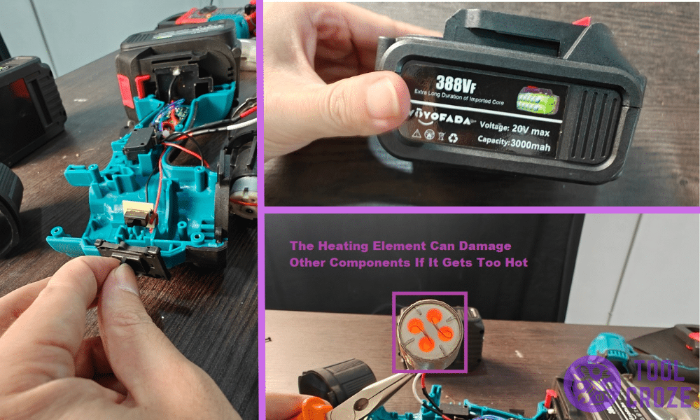 heat gun not turning on & not working