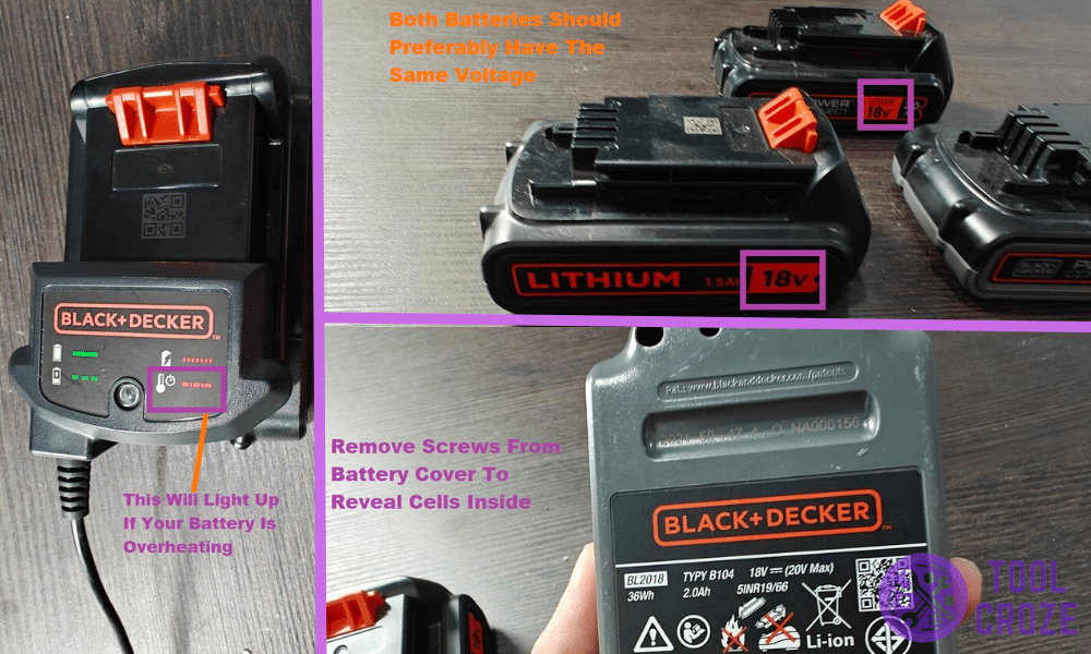 why is my black and decker battery not charging