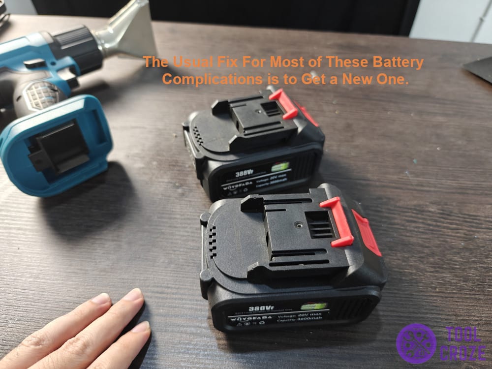 The usual fix for most of these battery complications is to get a new one.