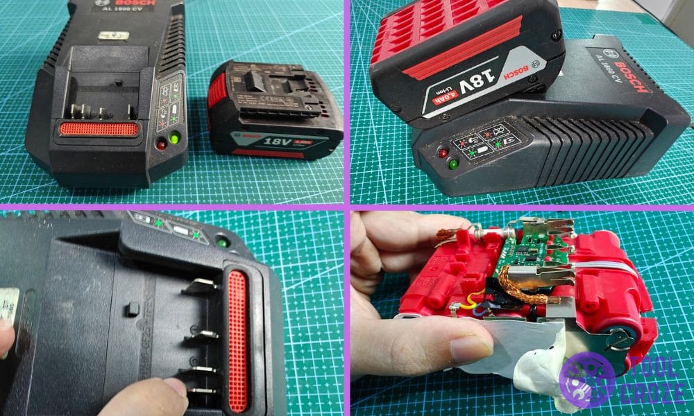bosch 18v battery not charging
