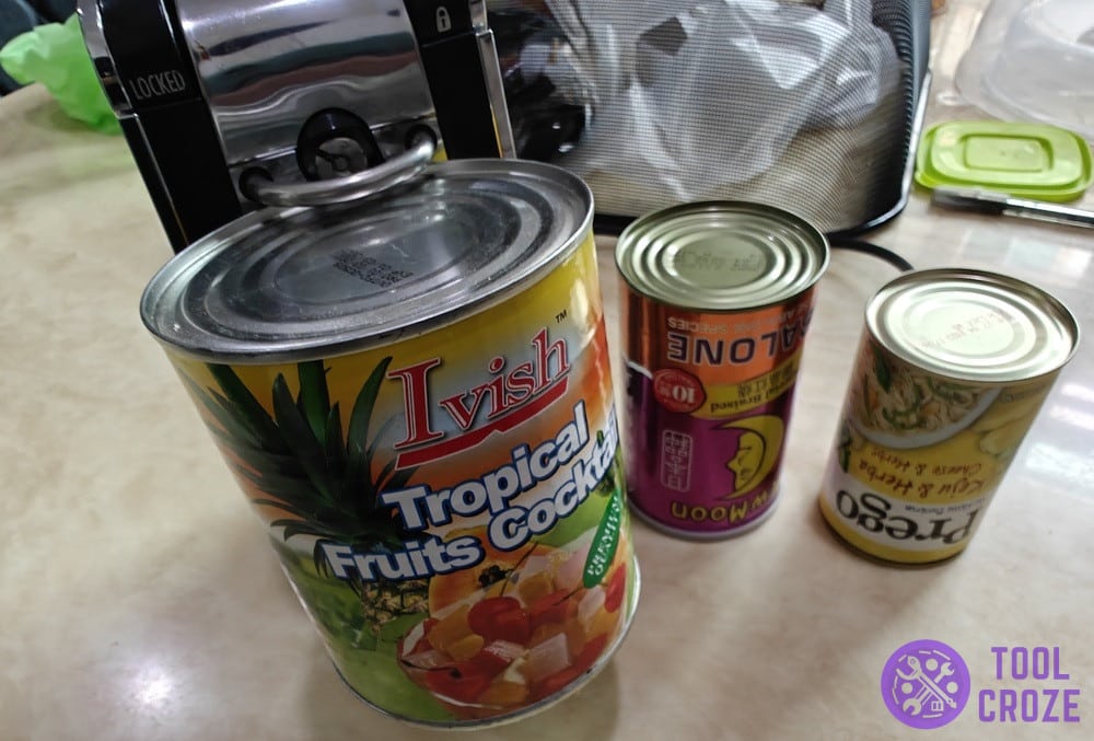 cans being opened