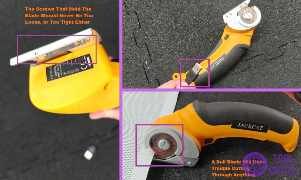 common electric rotary cutter problems troubleshooting