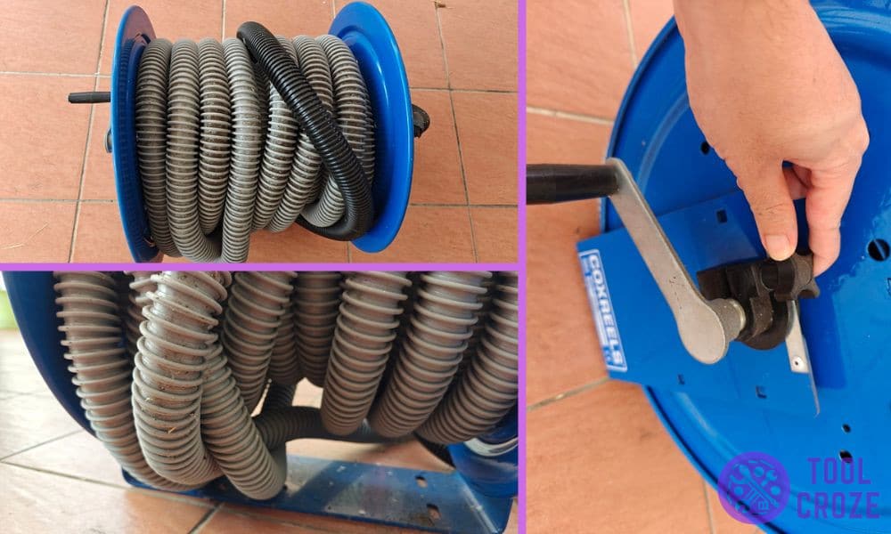 coxreels hose reel fitting not turning easily
