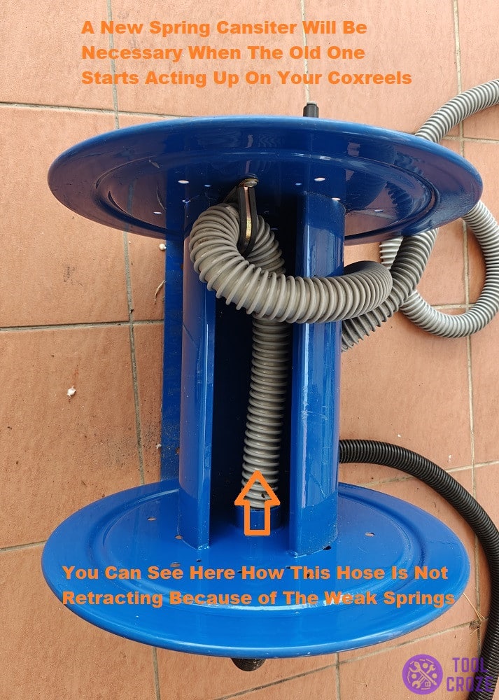 get a new spring canister if the current one is too weak