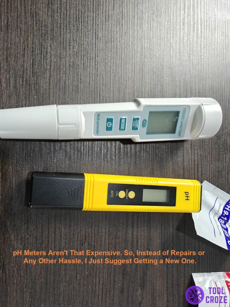 just buy a new ph meter