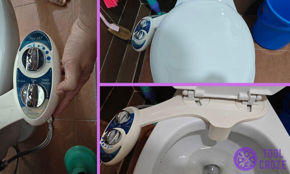 luxe bidet nozzle not retracting