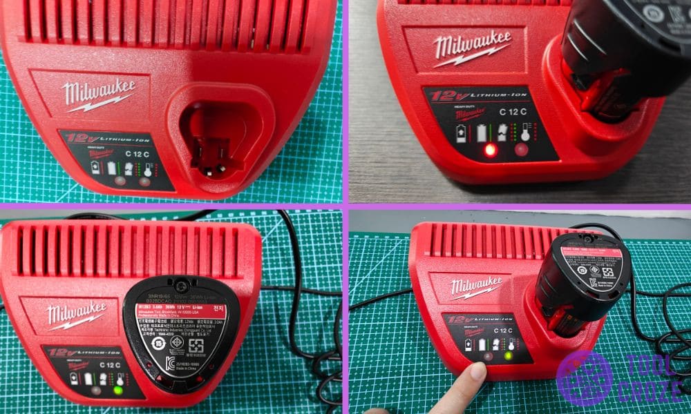 4 Ways To Fix A Milwaukee M12 Battery Not Charging Flashing Red And Green Light Tool Croze 2764