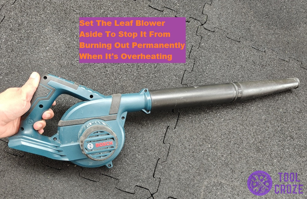 overheating leaf blower