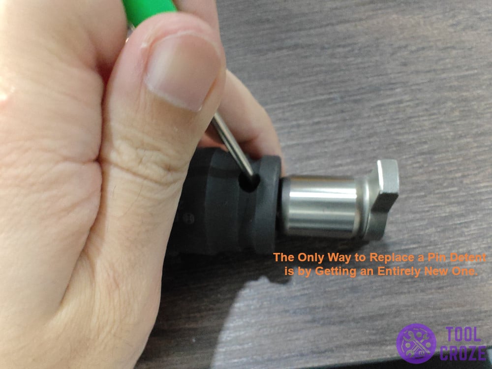 The only way to replace a pin detent is by getting an entirely new one.