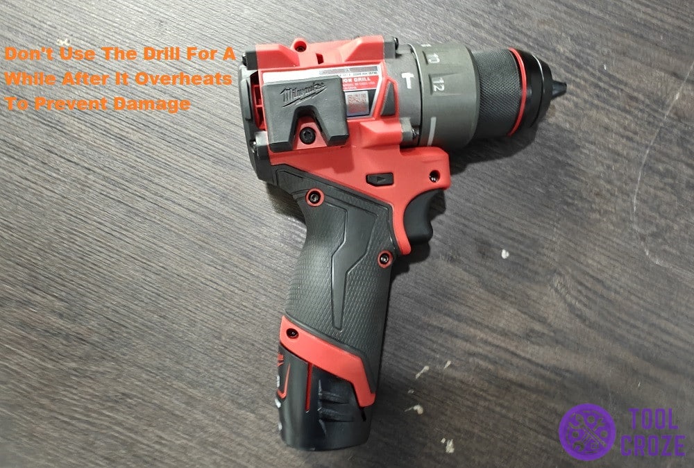 discontinue use for some time after overheating