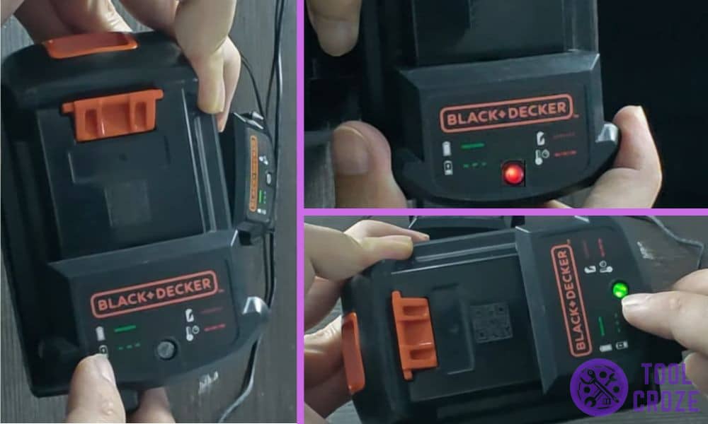 Black and Decker Charger Lights Meaning