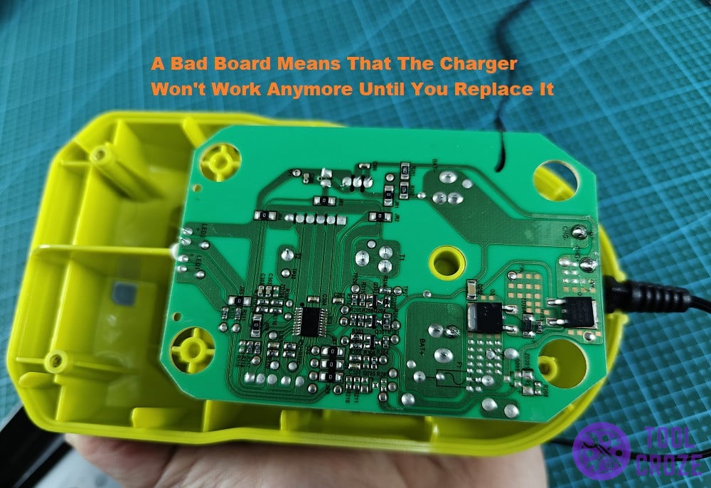 board of ryobi charger
