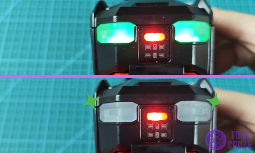 craftsman charger indicator for bad temperature