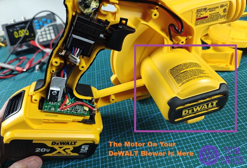 inspect the motor for any issues