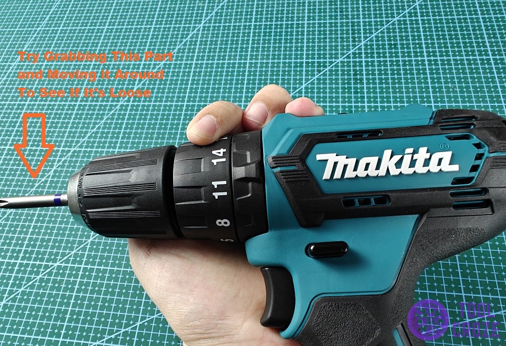 loose drill bits will cause rattling noises