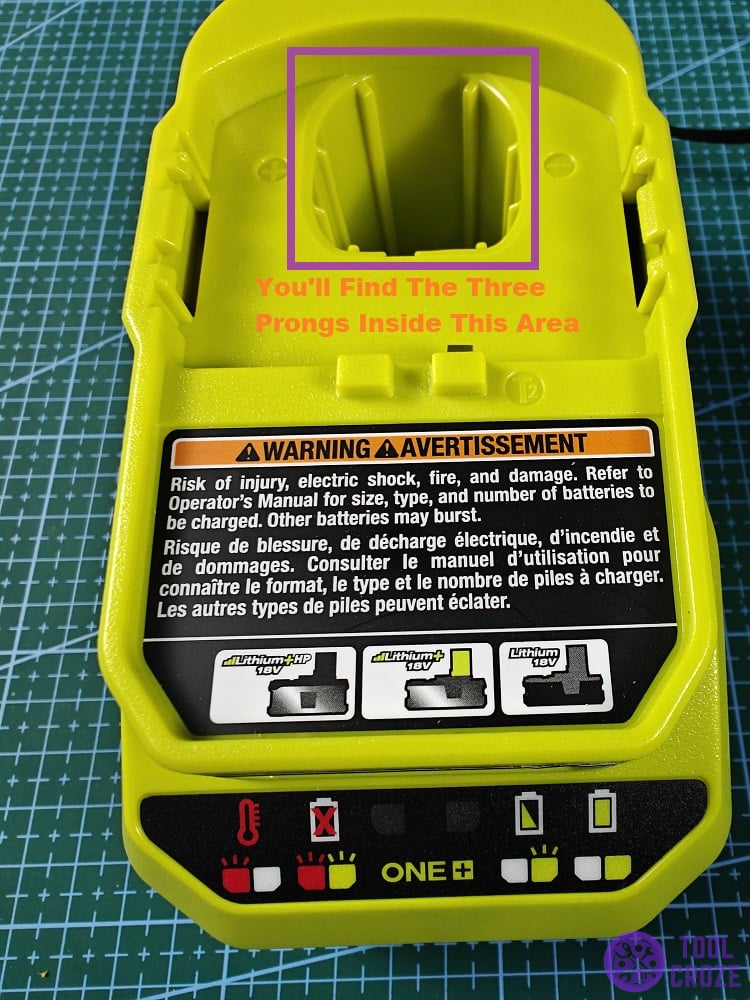 modifying ryobi battery charger