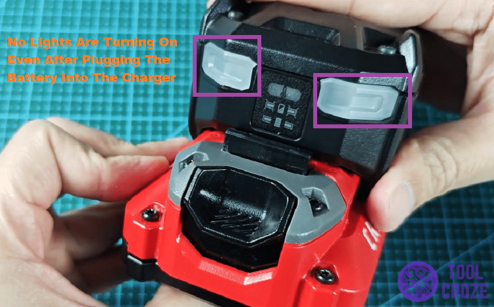 no light on craftsman charger