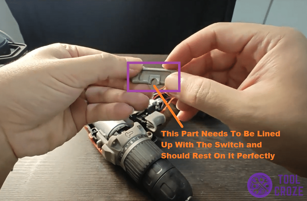 part of reverse switch mechanism