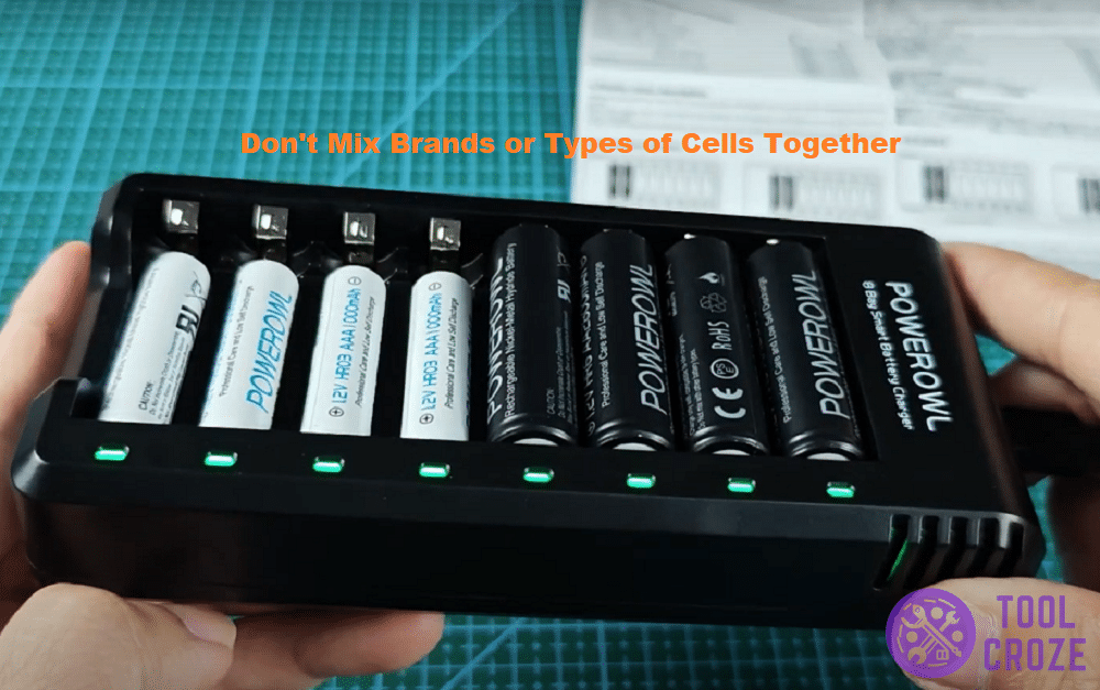 powerowl cells on charger properly charged