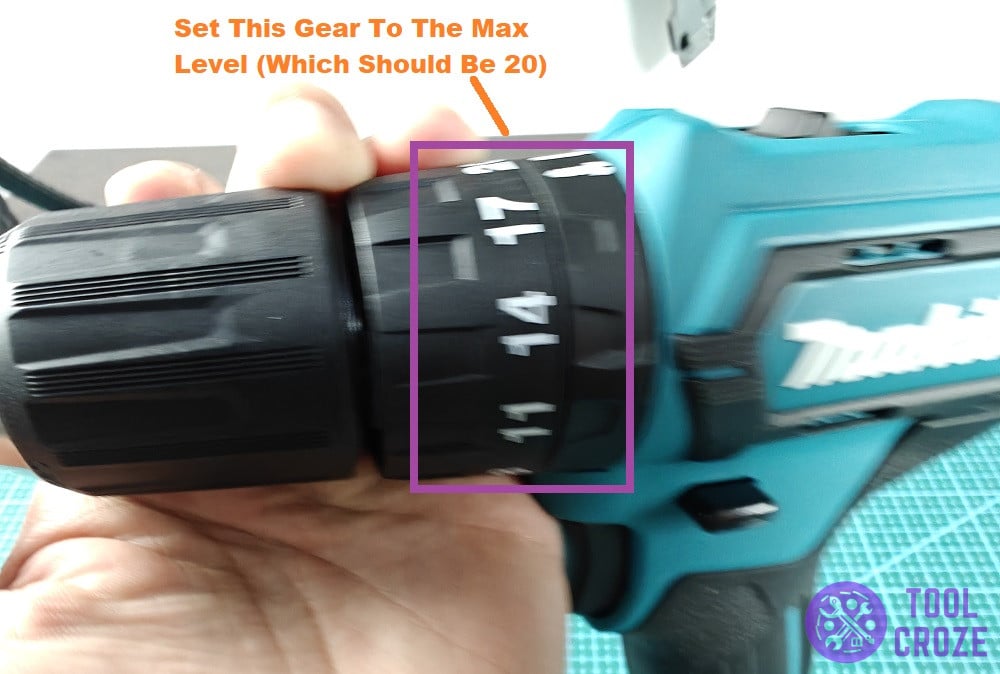 set the gear to max level
