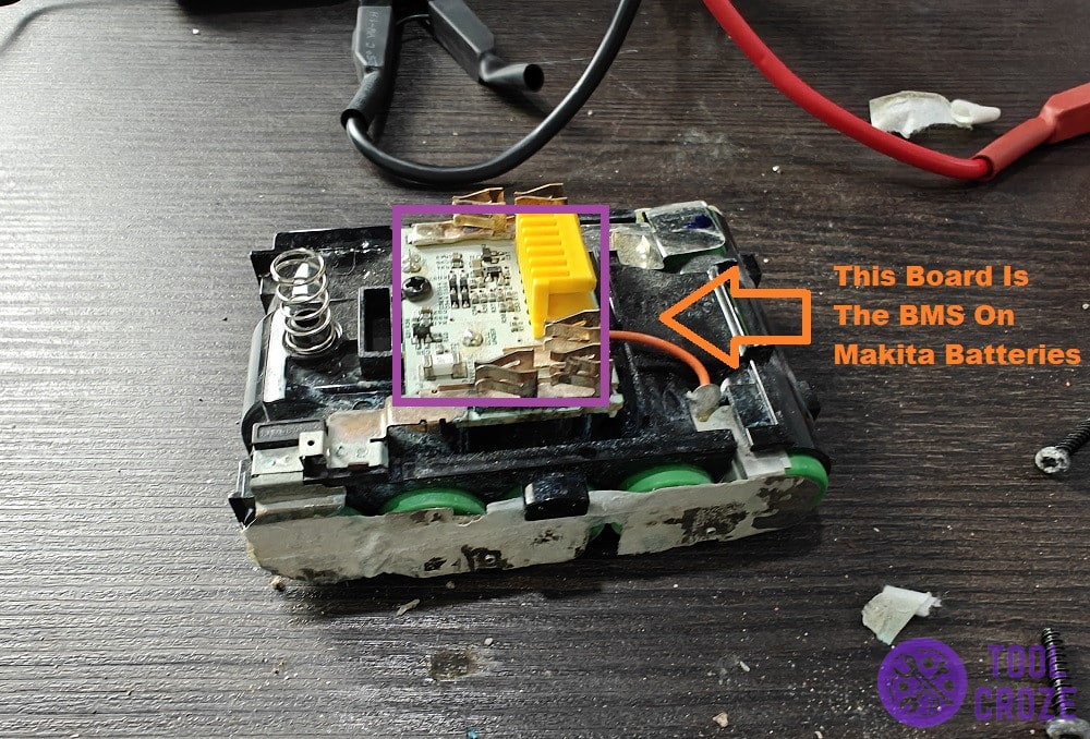 swap the BMS on makita battery