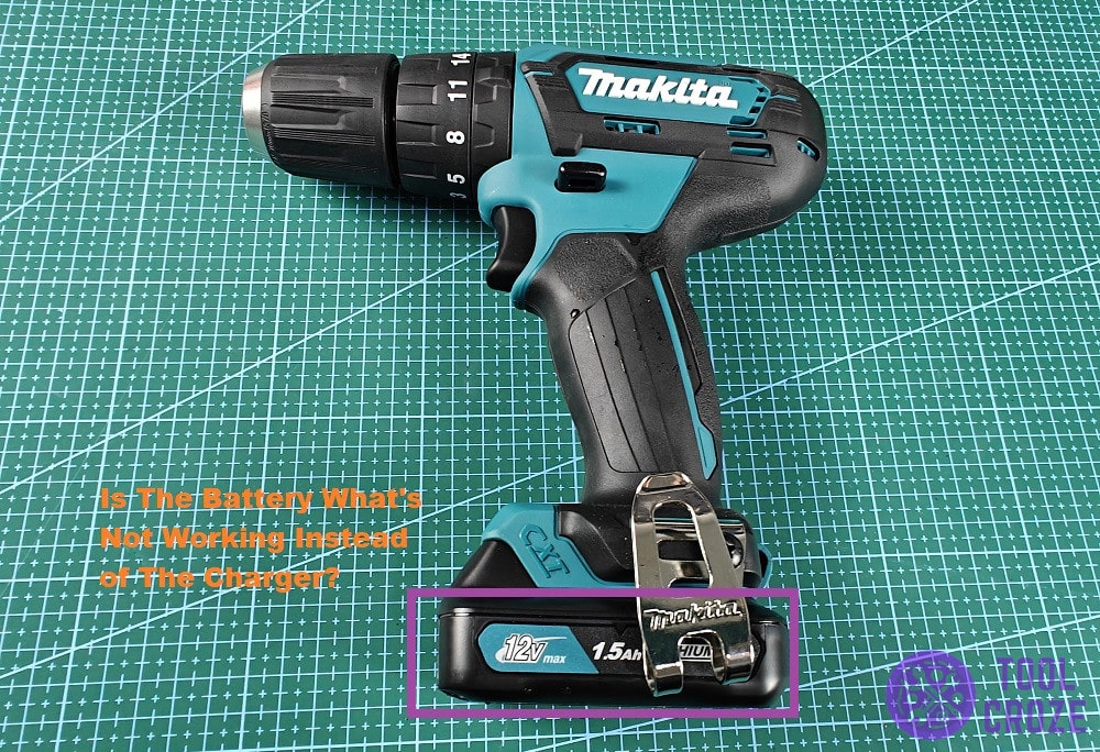 try out another makita battery on the charger