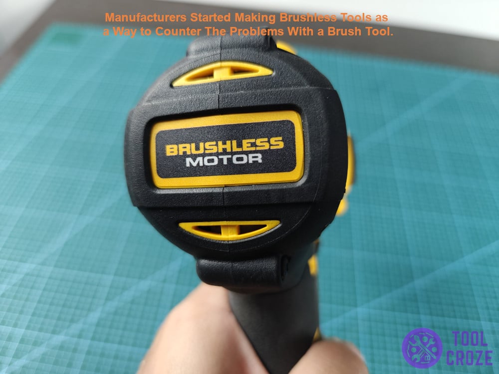 DeWALT drill with brushless motor