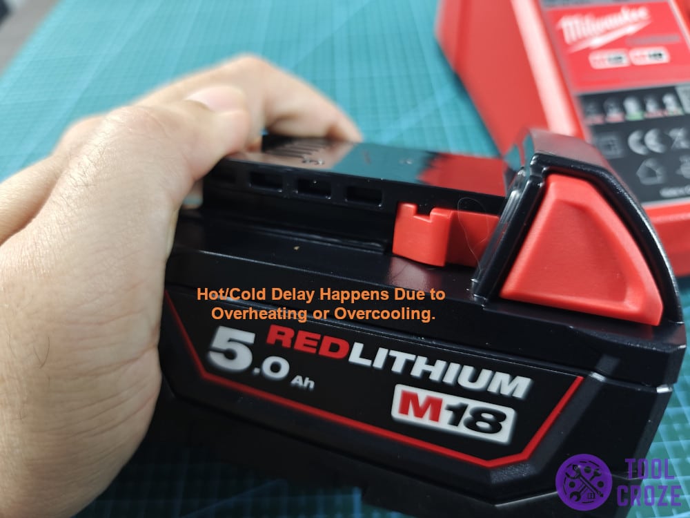 Hotcold delay happens due to overheating or overcooling.