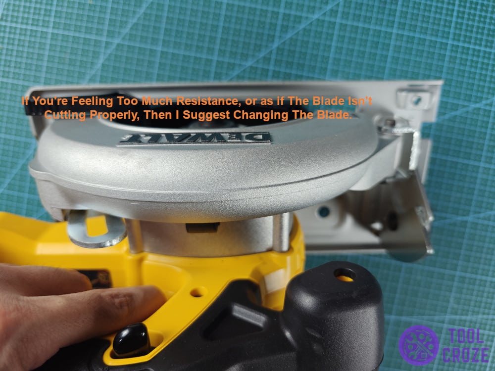 If you're feeling too much resistance I suggest changing the blade.