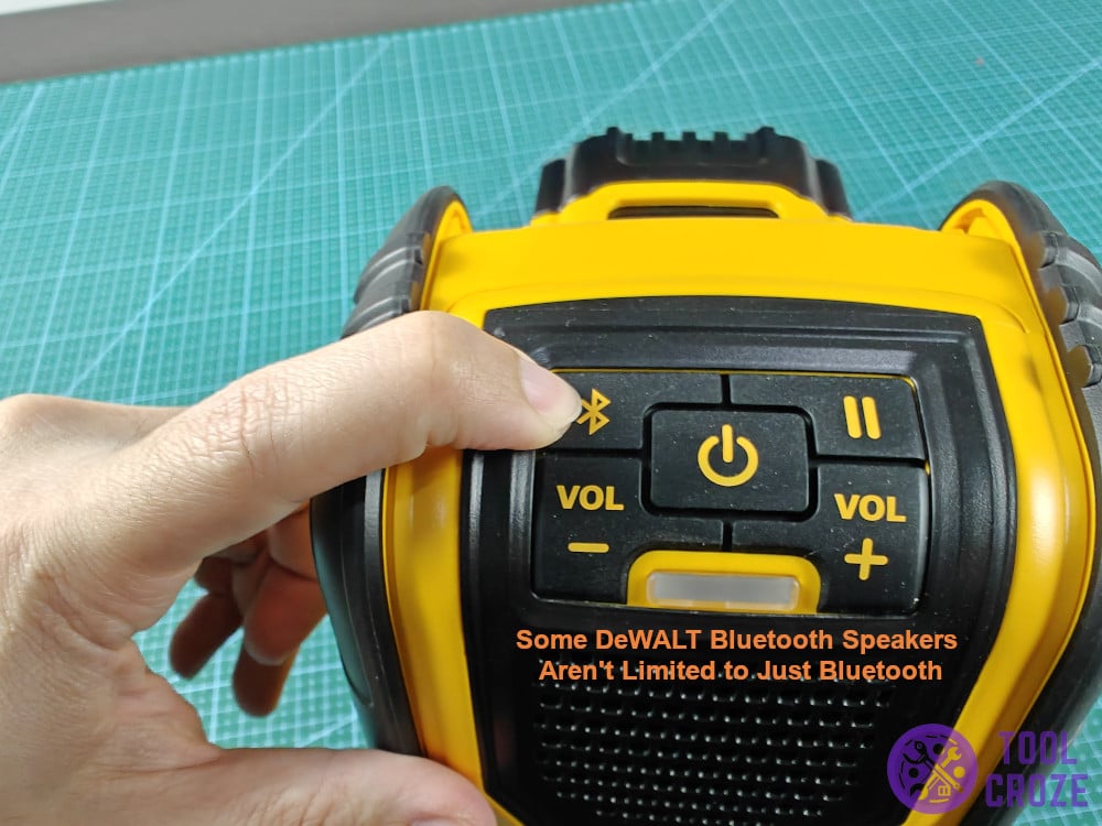 Some DeWALT Bluetooth speakers aren't limited to just Bluetooth