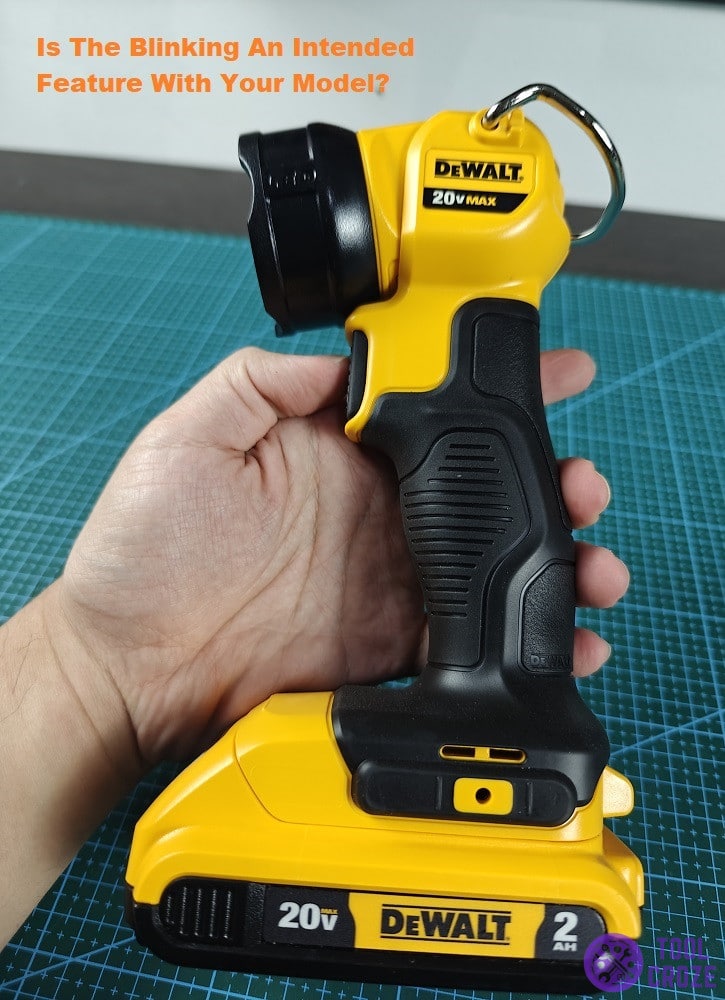 blinking is intended with some models