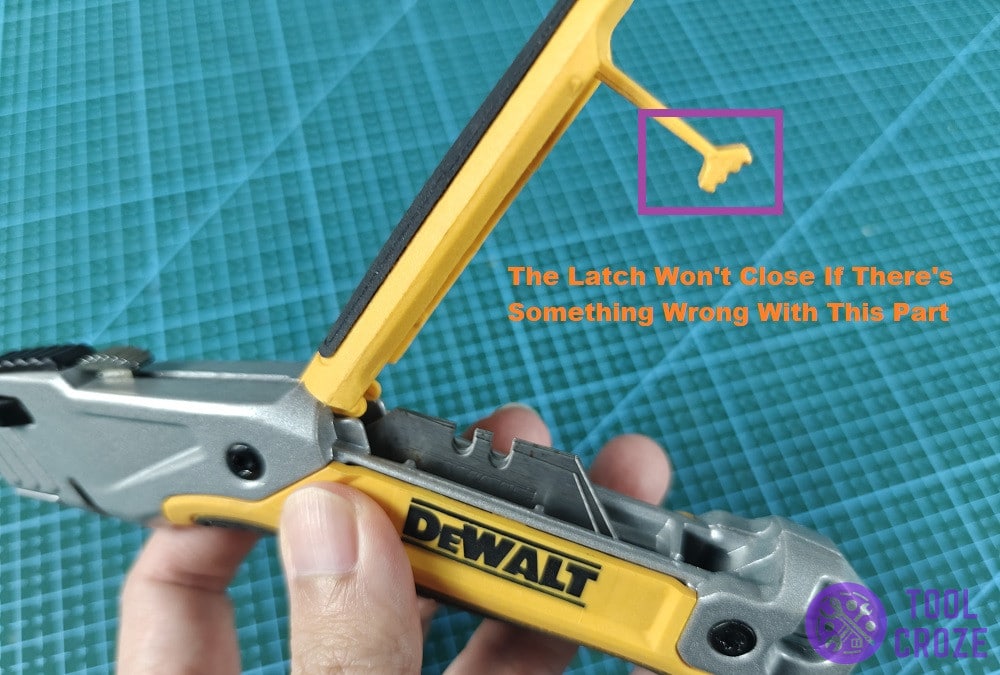 check the storage latch for issues