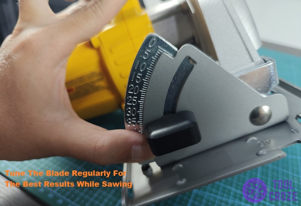 tune the saw for optimal results