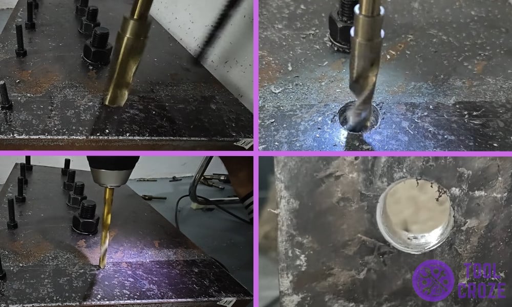 Drill Hole Through Metal with a Hand Drill