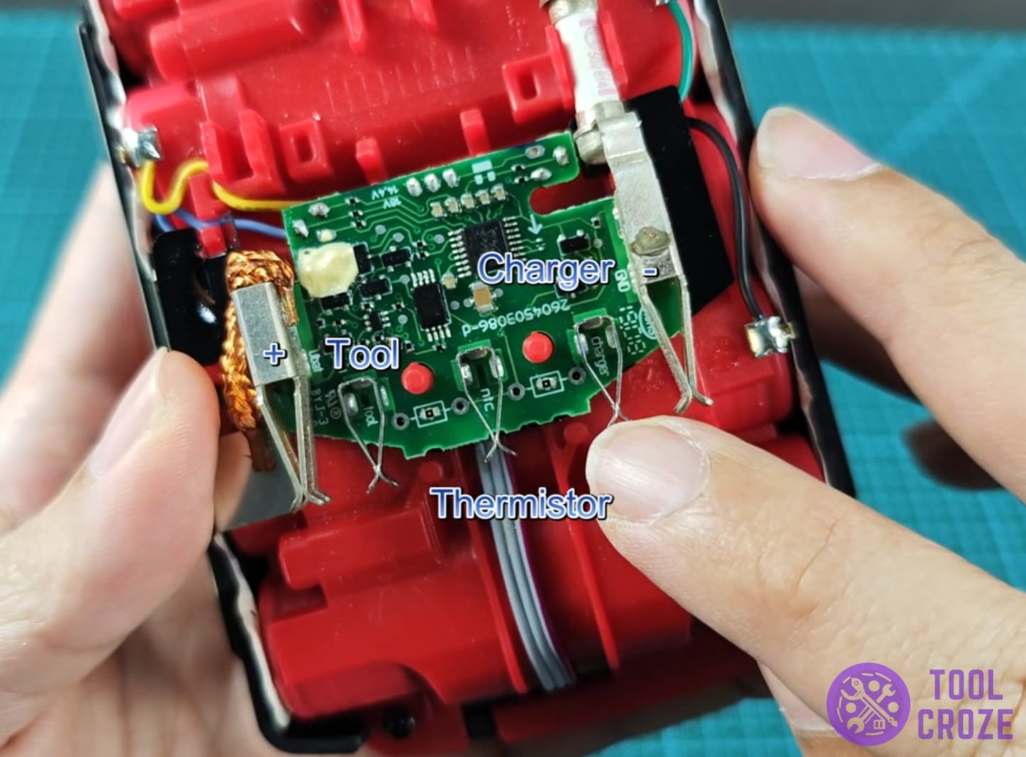 bosch 18v battery terminal explanation