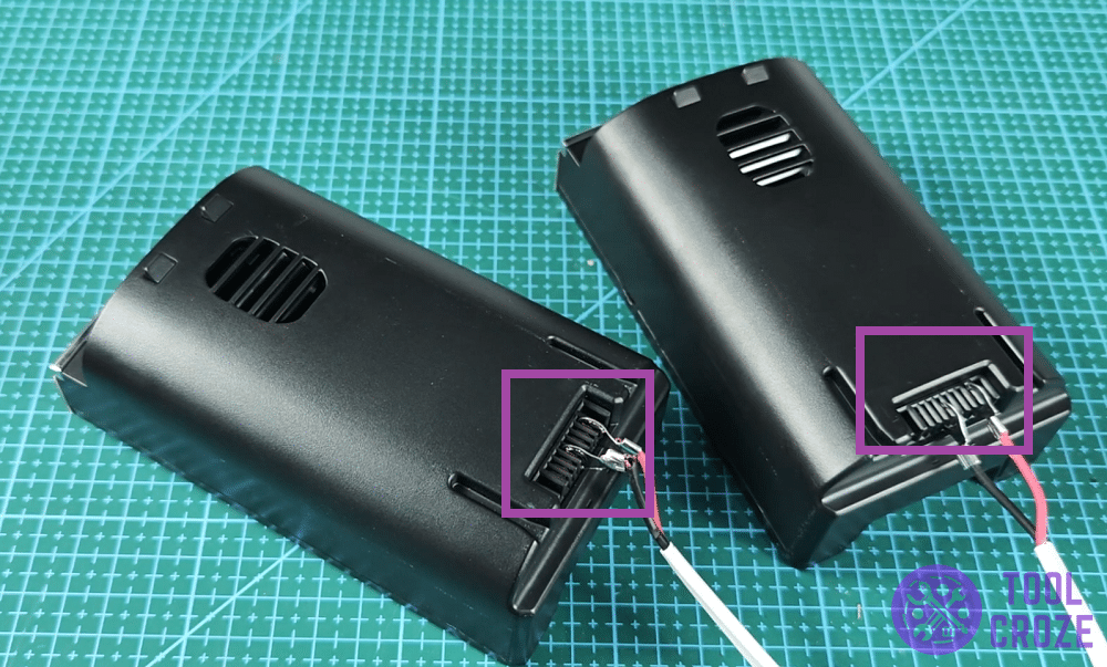 connect two tineco batteries