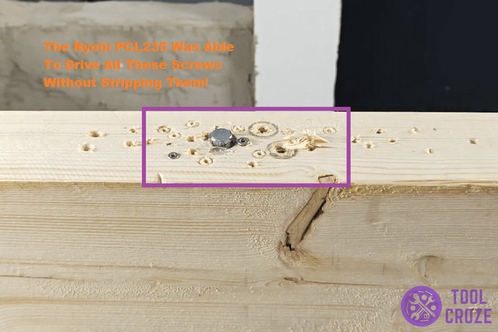 different screws and bolts driven into wood