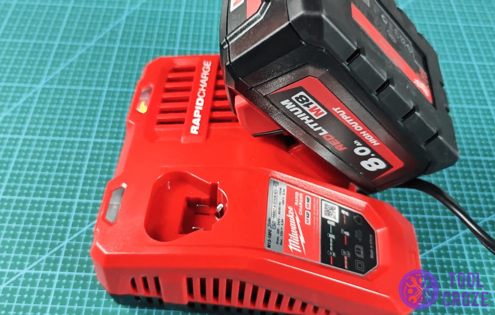 large milwaukee m18 battery charging