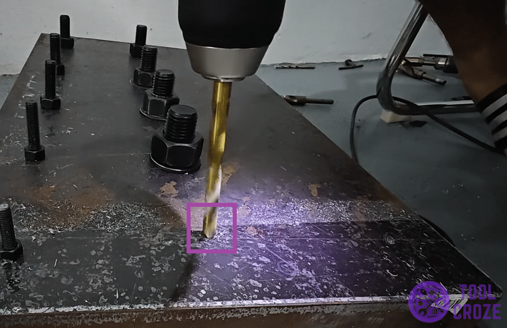 use 8mm bit first