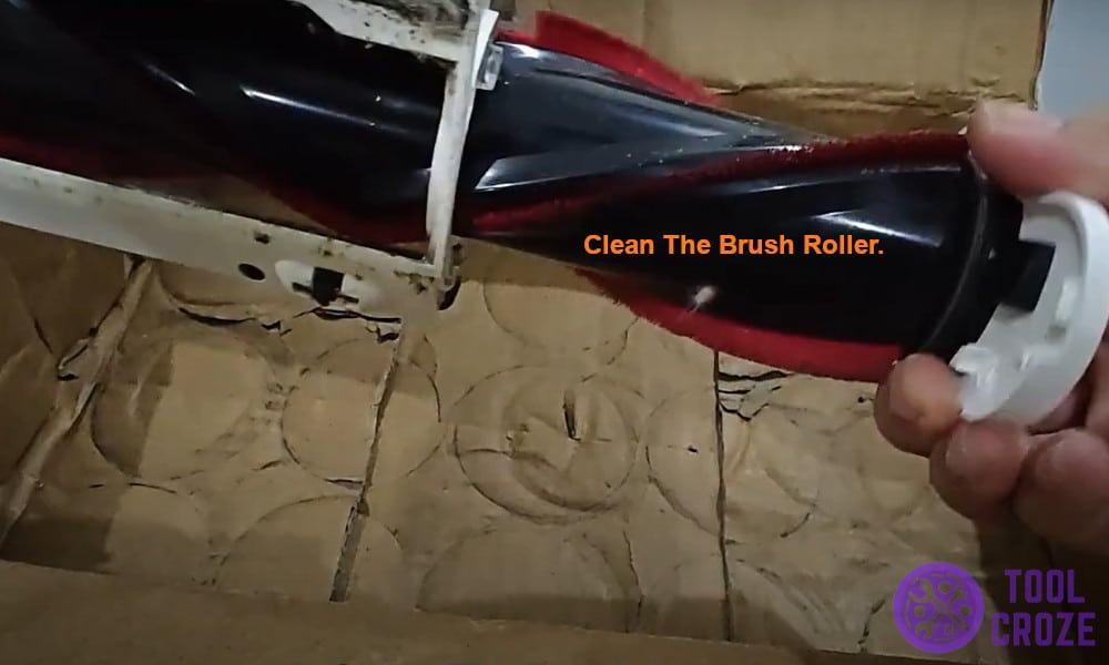 Clean the brush roller.