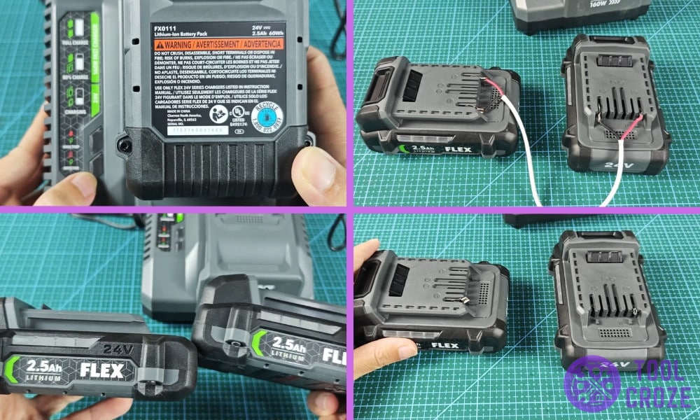 FLEX 24V Battery Not Charging Blinking Red